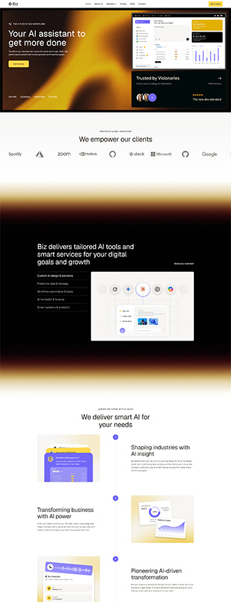 This is what the 'AI Assistant' skin looks like, its main homepage