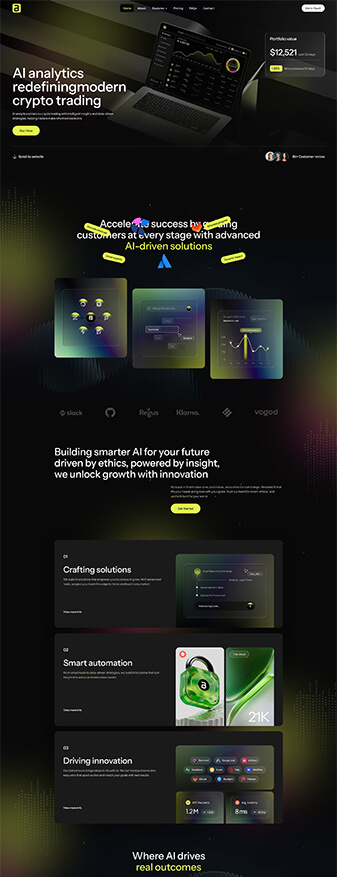This is what the 'AI Service' skin looks like, its main homepage