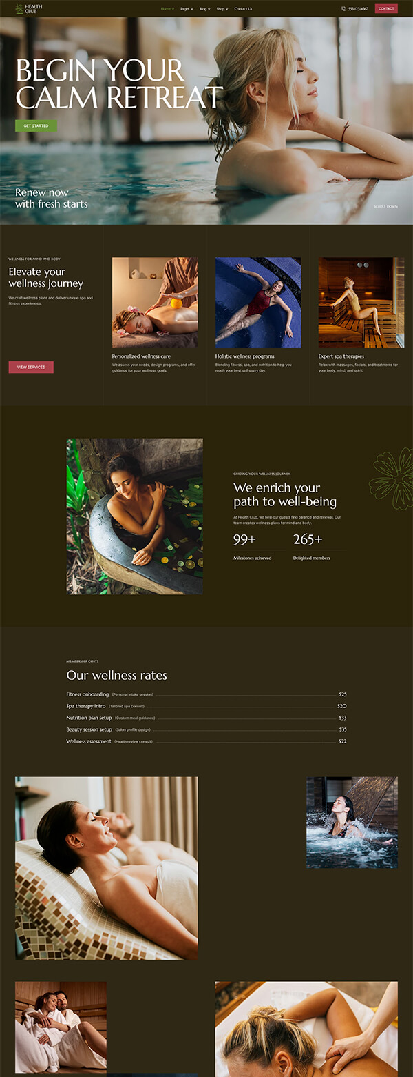 This is what the 'Dark' skin looks like, its main homepage